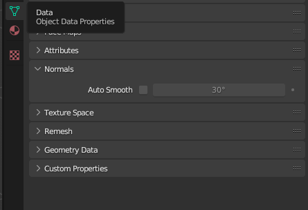 Blender auto smooth option